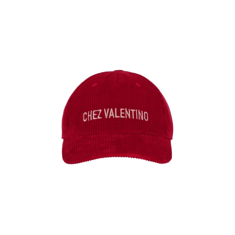 Valentino Garavani Hut "Chez" Baseball Cap – Red Red