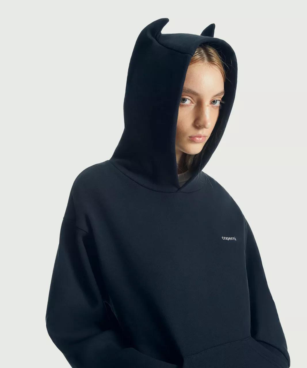 Thumbnail - Coperni - COPERNI Schwarzer Evil Hoodie - Größe S - multi