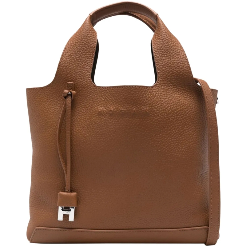 Hogan Shopper Bags Leather Brown braun