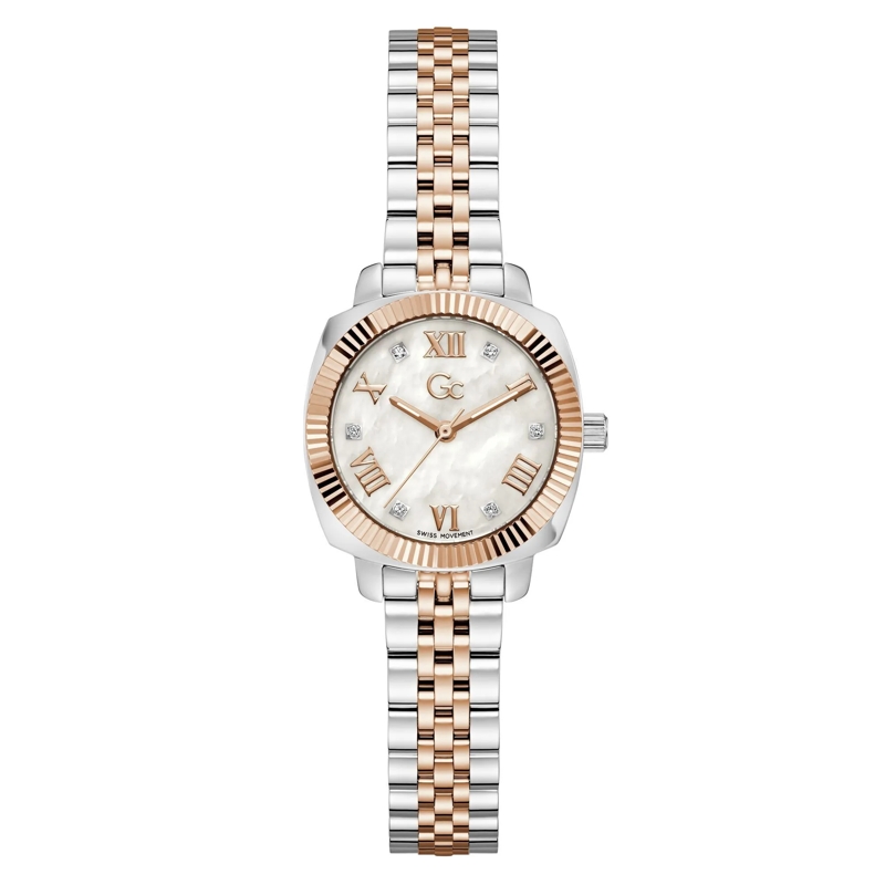 GC Quarzuhr Quarz-Analoguhr Gc Flair Coussin Mini rosa