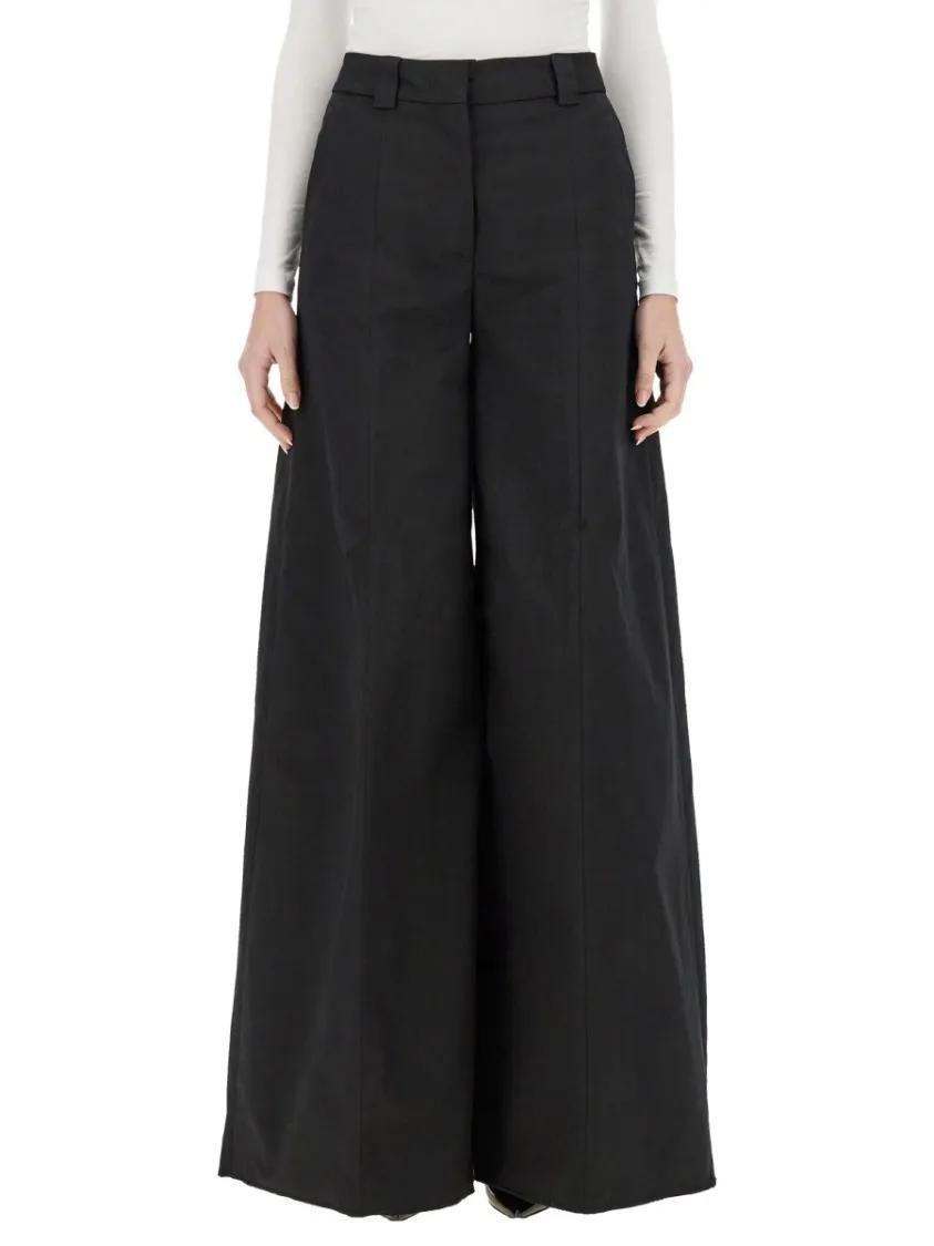 Thumbnail - THE LATEST - "Alma" Wide Pant - Größe 42 - schwarz