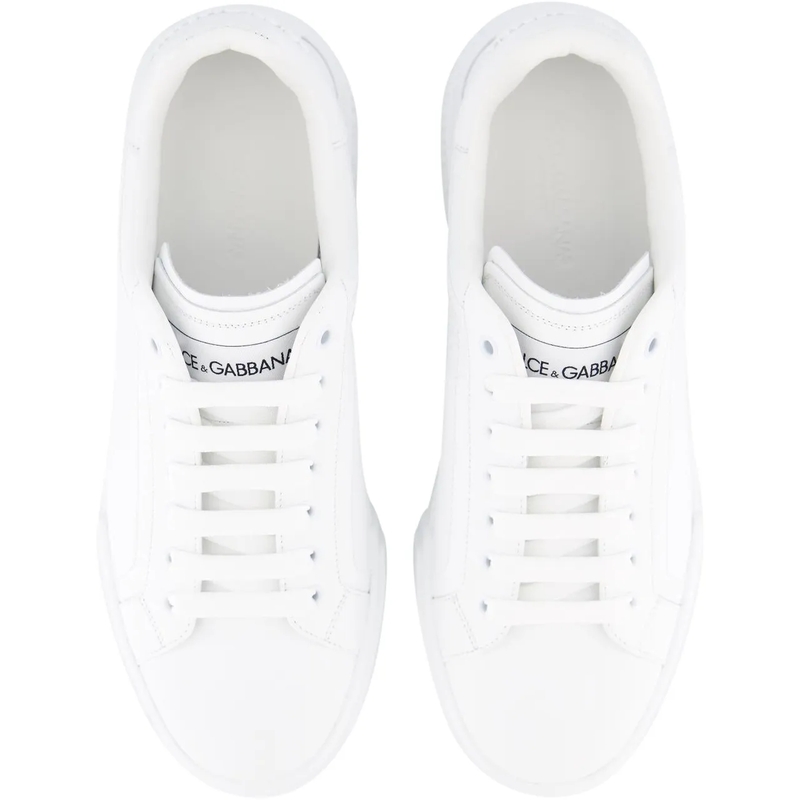 Dolce&Gabbana Low-Top-Sneaker 'Portofino Vintage' Sneakers – White White(Image 6)