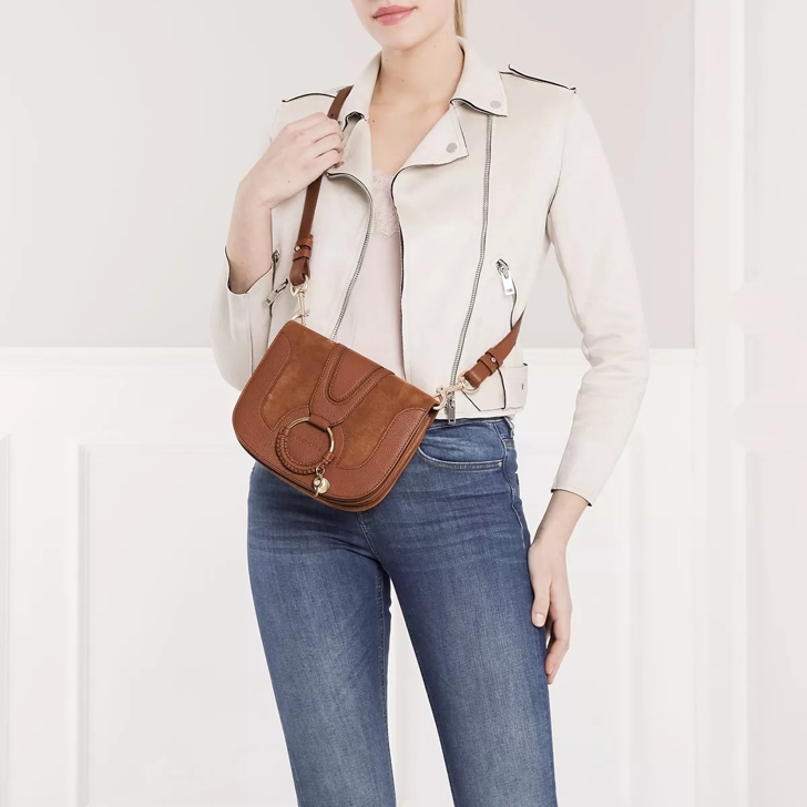 See By Chlo Hana Shoulder Bag Goat Leather Caramel Crossbody Bag