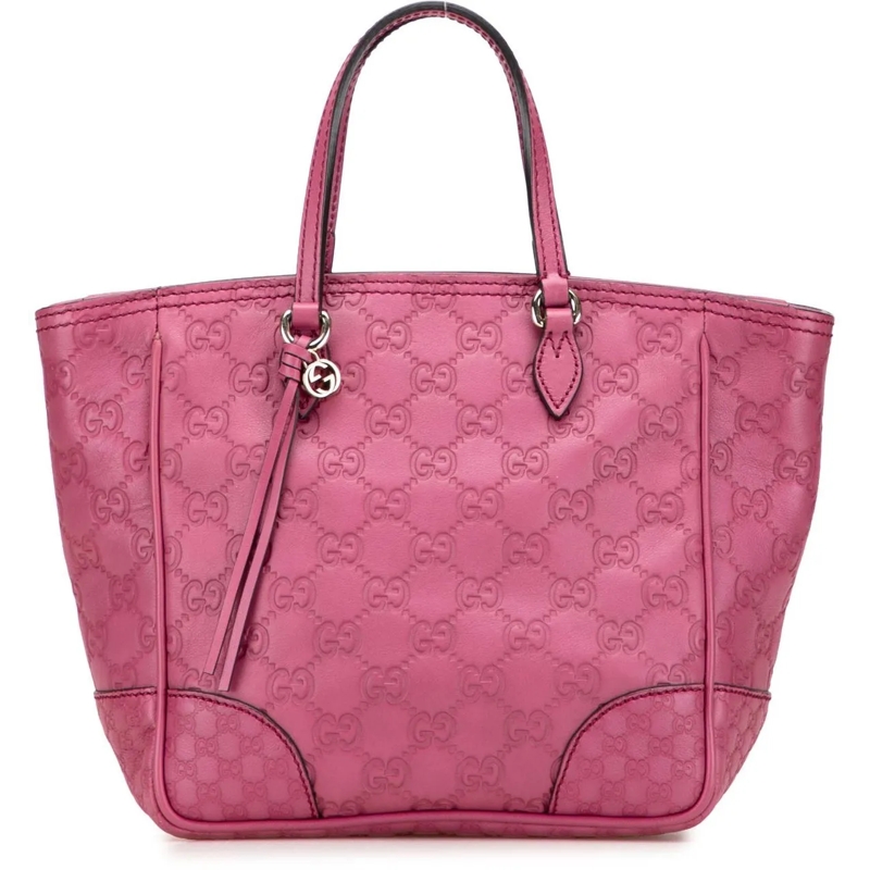 Gucci Schultertasche Small Guccissima Bree Satchel rose