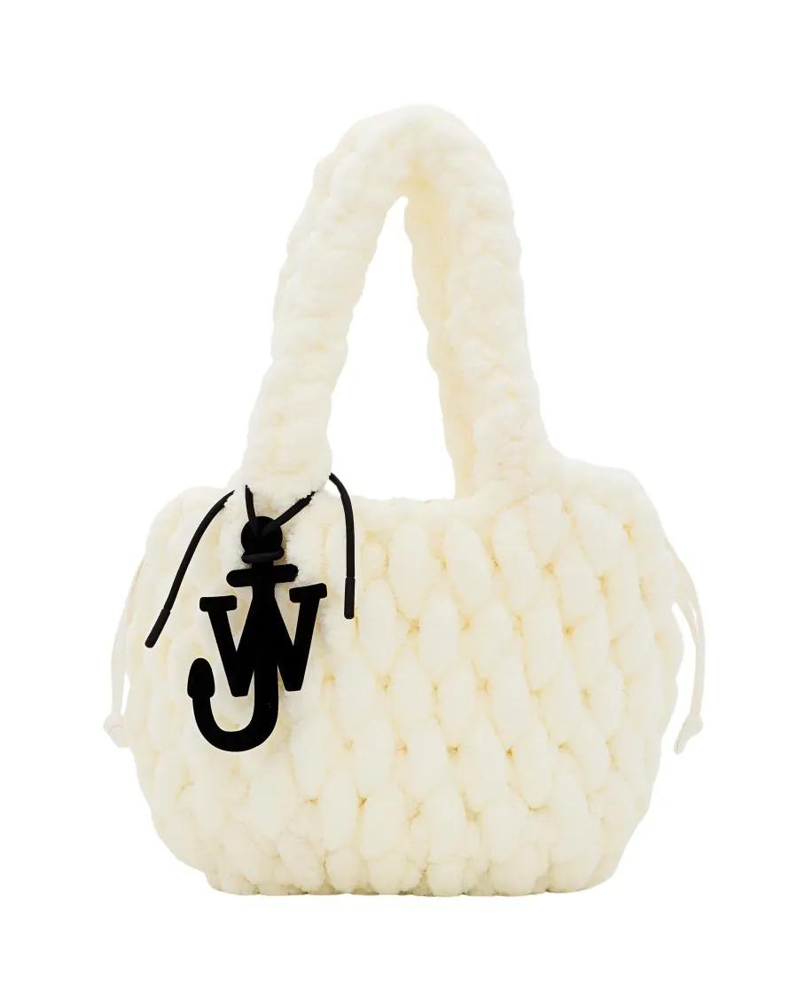 J.W.Anderson Totes - Small Blanket Shopper Crochet Bag - Gr. unisize - in Beige - für Damen