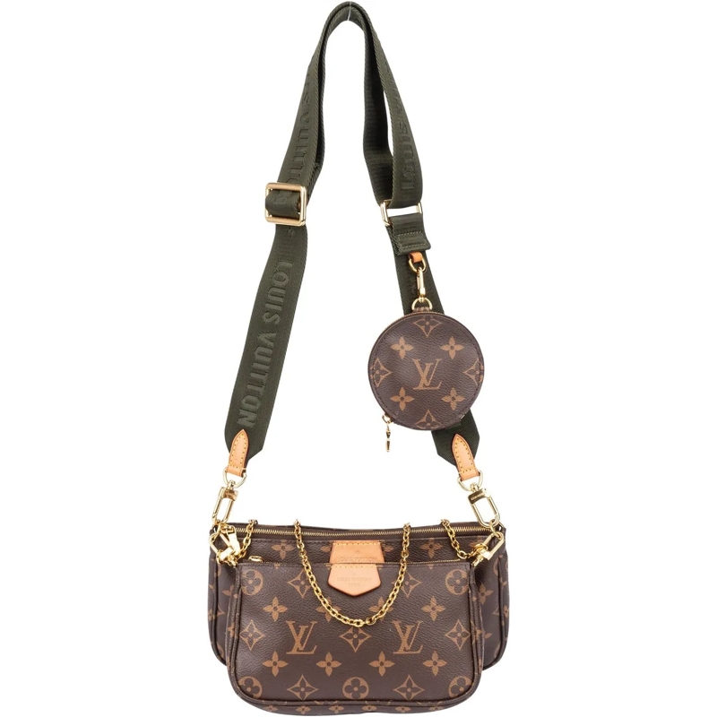 Louis Vuitton Tote Louis Vuitton Canvas Monogram Multi Pochette Cross braun