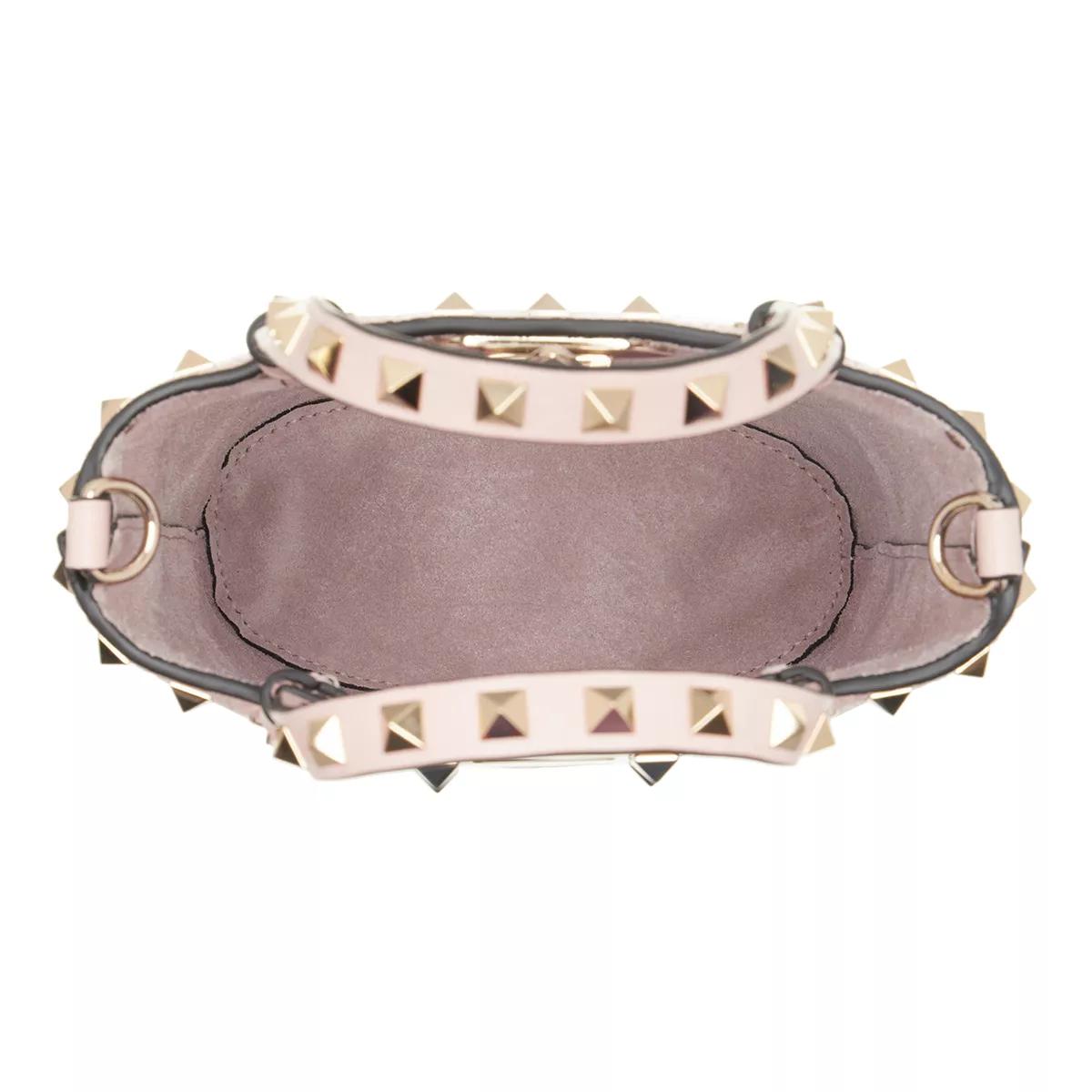 Valentino Garavani Clutches Clutch Rockstud Pouch in poeder roze