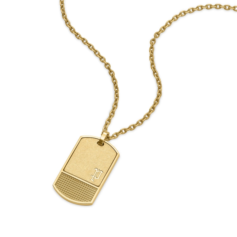 Police  Herrenkette Identity- Herrenkette- Farbe: silbe gold(Image 2)