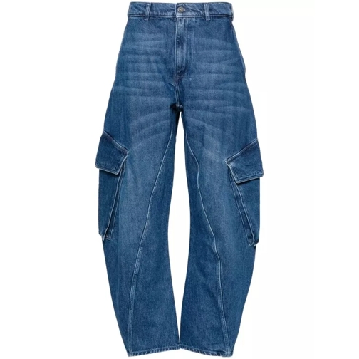 J.W.Anderson Blue Wide-Leg Denim Pants Blue 