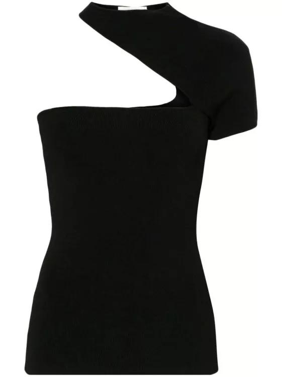 Isabel Marant - Osira Asymmetric Top - Größe 40 - black