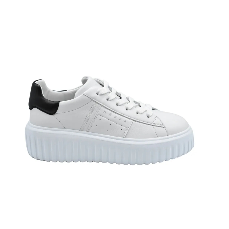 Hogan Lage-top sneaker White Leather Sneakers With Distinctive Thick Sole White