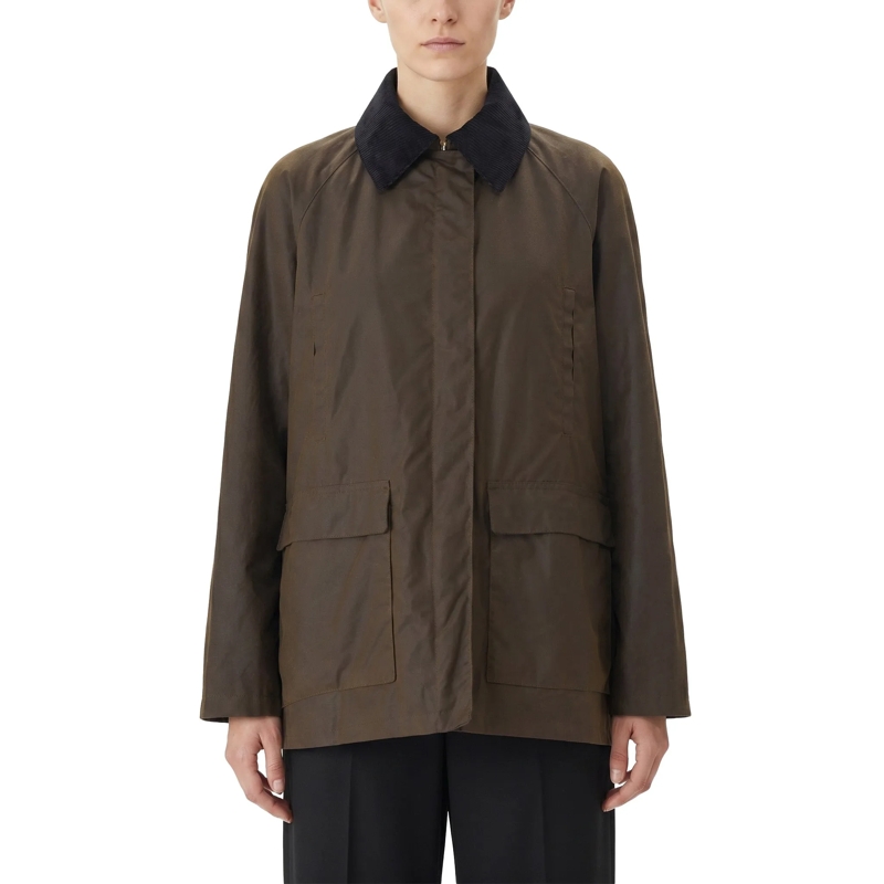 TOTEME Übergangsjacke Jacke aus Baumwolle braun(Image 2)
