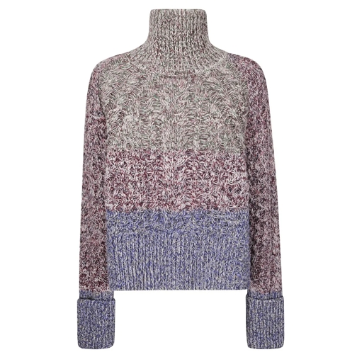 Golden Goose Rollkragenpullover High Neck Sweater With Colorful Threads Multicolor