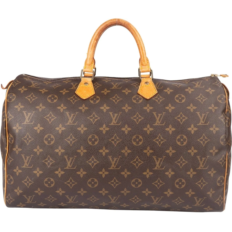 Louis Vuitton Tote Louis Vuitton Canvas Monogram Speedy 40 Handbag braun