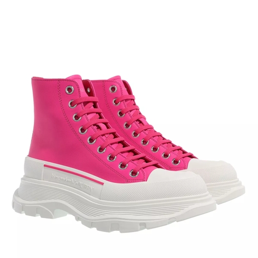 Alexander McQueen Boots Pink sneaker haut de gamme