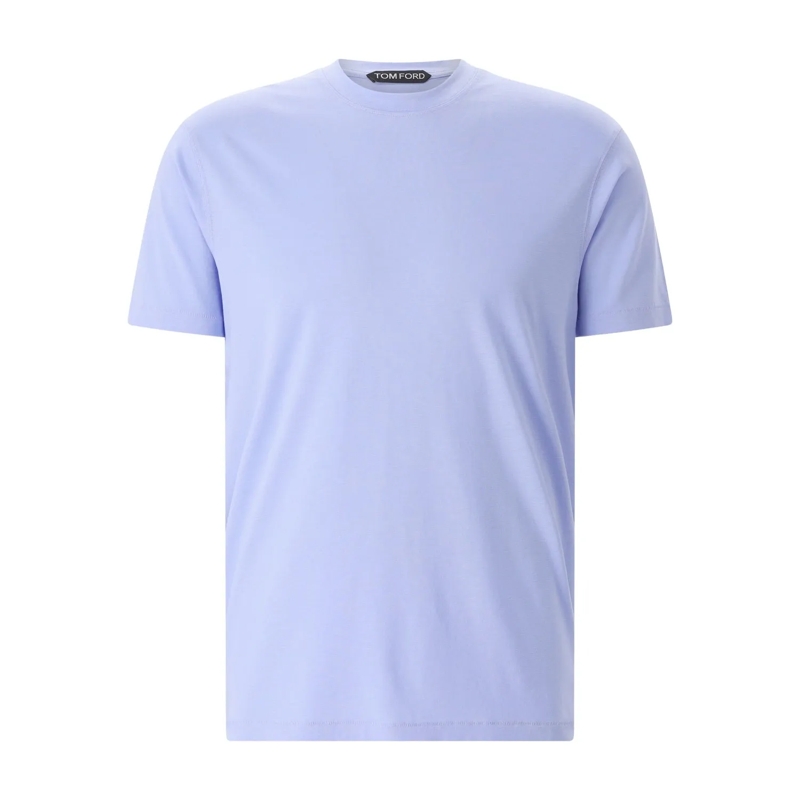 Tom Ford Chemise T-Shirt mit Rundhalsausschnitt Blau