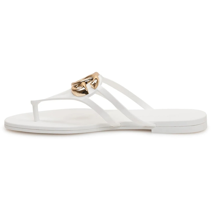 Dolce&Gabbana Slides Infradito in Gomma weiß(Image 4)