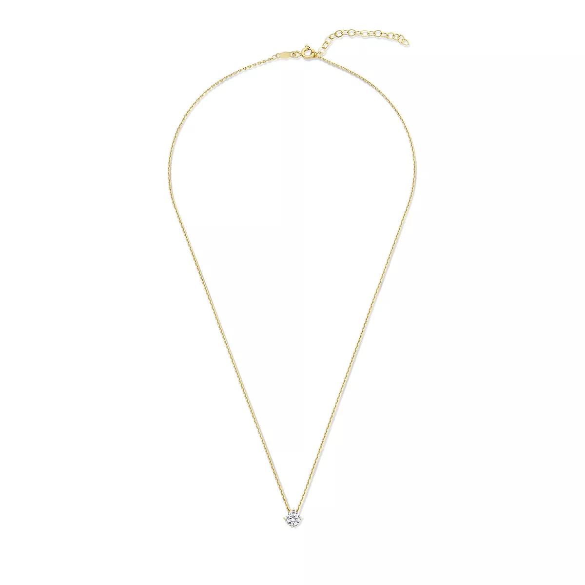 Thumbnail - BELORO Halskette - Monte Napoleone Stella 9 karat necklace with zirco - Gr. unisize - in Gold - für Damen