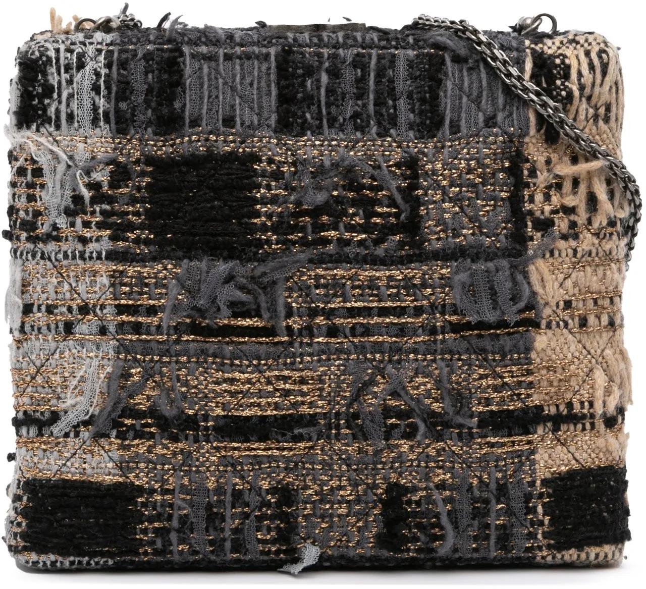 Chanel Hobo Bags - Multicolor Tweed Quadrato Box Crossbody Bag - Gr. unisize - in Schwarz - für Damen