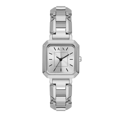Armani Exchange Armani Exchange Three-Hand Stainless Steel Watch Silver Quartz Horloge