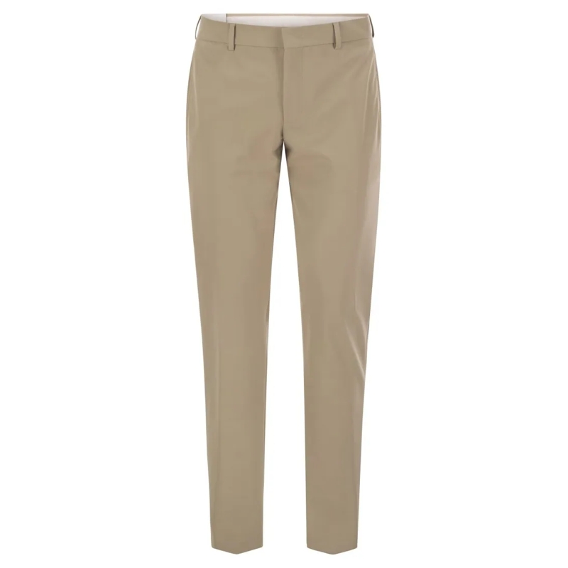 Pt Torino Anzugshose Epsilon' Trousers In Technical Fabric Neutrals