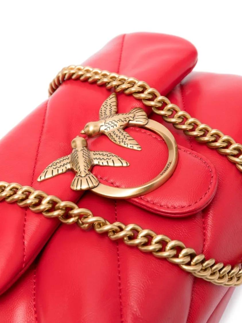 pinko Hobo bags Love Puff Mini Cl Bag in rood