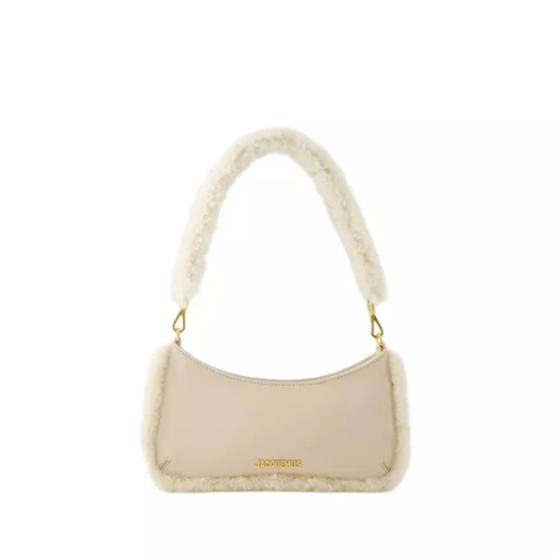 Jacquemus The Bisou Doux Bag - Leather - Light Beige Neutrals Schultertasche