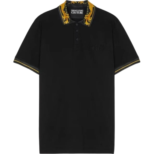 Versace Jeans Couture Polohemd Chain Couture Polo schwarz