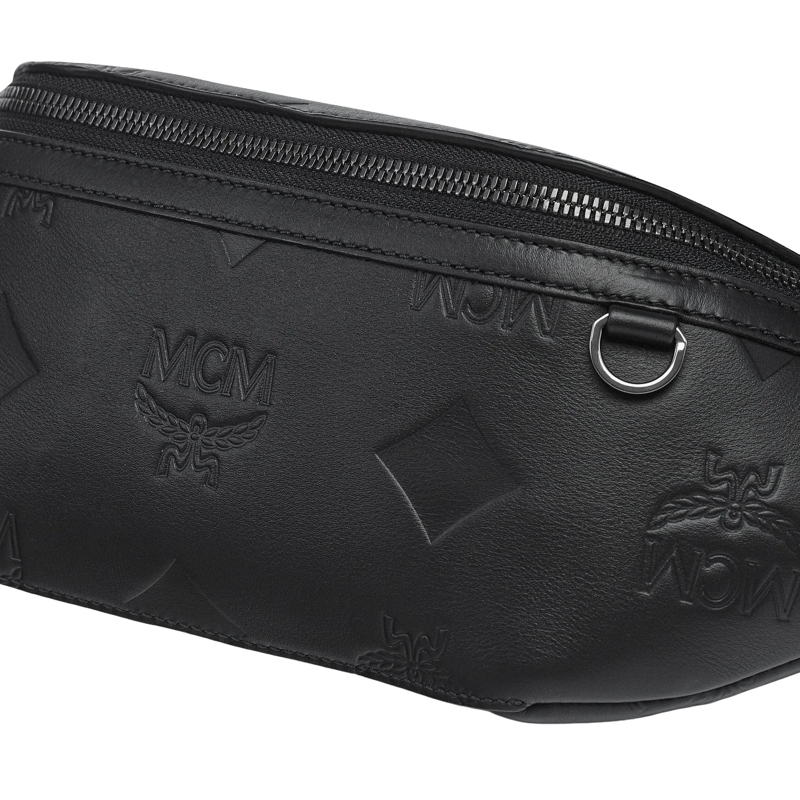 MCM Gürteltasche Fursten Eb Mn Lth Belt Bag Med Bk Black(Image 4)