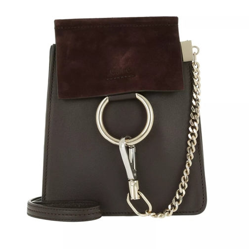 Chloé Faye Small Bracelet Bag Carbon Brown Crossbody Bag