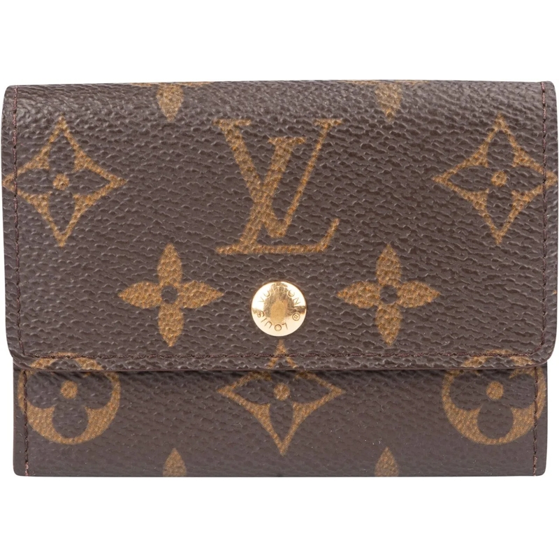 Louis Vuitton Geldbörse Louis Vuitton Canvas Monogram Mini Wallet braun