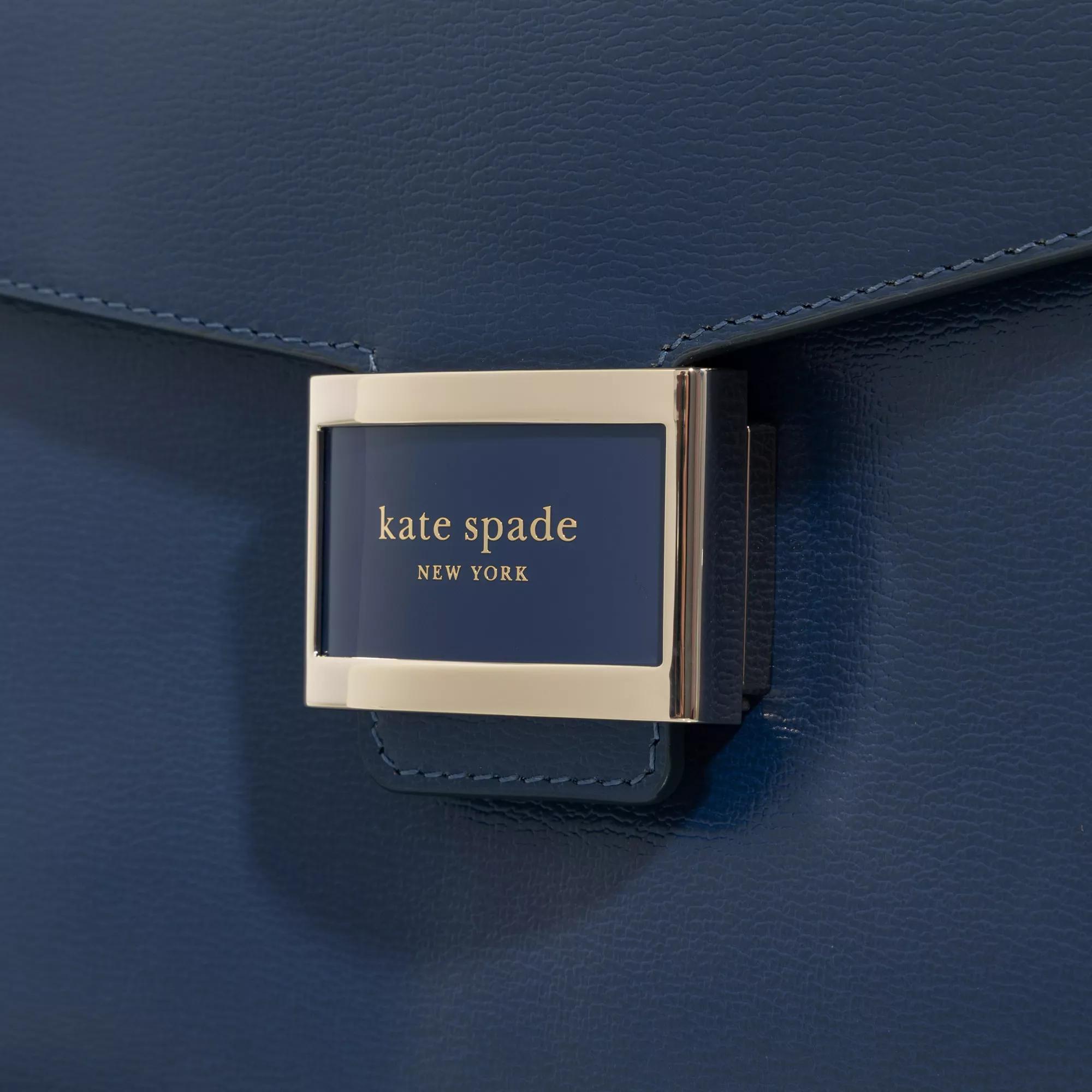 kate spade new york Satchels Katy Shiny Textured Leather Small in blauw