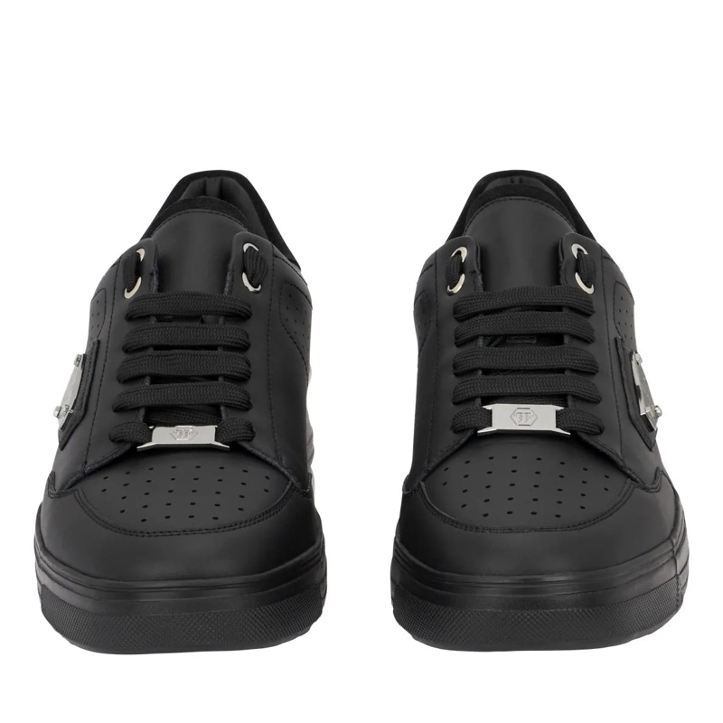 Philipp Plein Low-Top-Sneaker Lo-Top Turnschuhe schwarz(Image 4)