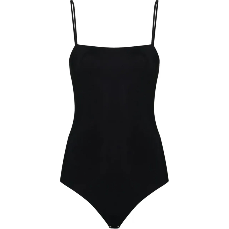 Jil Sander T-Shirt Body Slim Straps Black schwarz