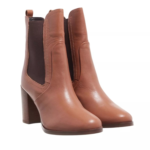 Ted Baker Daphina Leather Heeled Chelsea Boot Tan Stiefelette