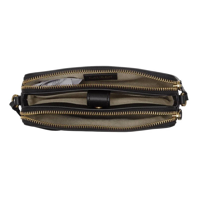 Lauren Ralph Lauren Wallet On A Chain Wtly Wlt Str Wallet On A Chain Medium Black(Image 5)