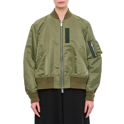 Sacai Bomberjacken Nylon Twill Blouson Green