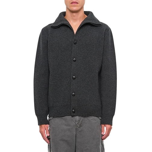 Bottega Veneta Strickjacke Wool Cardigan Grey