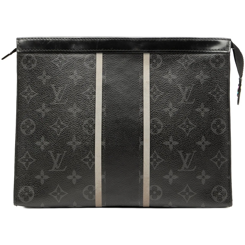 Louis Vuitton Pochette Fujiwara Monogram Eclipse Flash Pochette Voyage MM schwarz