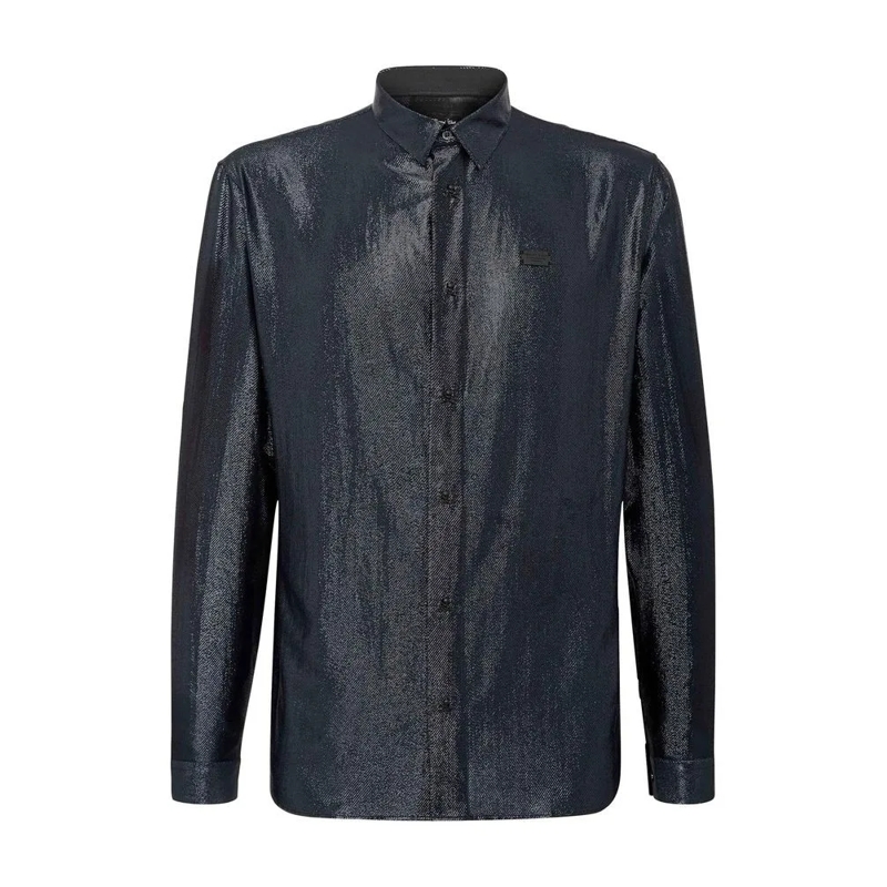 Philipp Plein Hemd Ls Skull Shirt Black