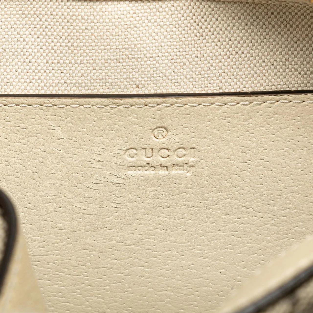 Thumbnail - Gucci Hobo Bags - Small GG Supreme Textured Calfskin Web Ophidia Cam - Gr. unisize - in Braun - für Damen