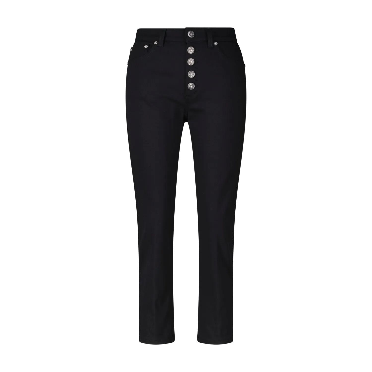 Dondup - Loose-Fit Stoffhose Koons - Größe 31 - schwarz