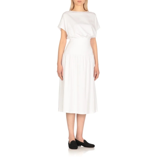 Fabiana Filippi Robes midi White Coton Dress White (Image 2)