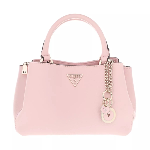 Guess Ambrose Small Turnlock Satchel Blush Cartable