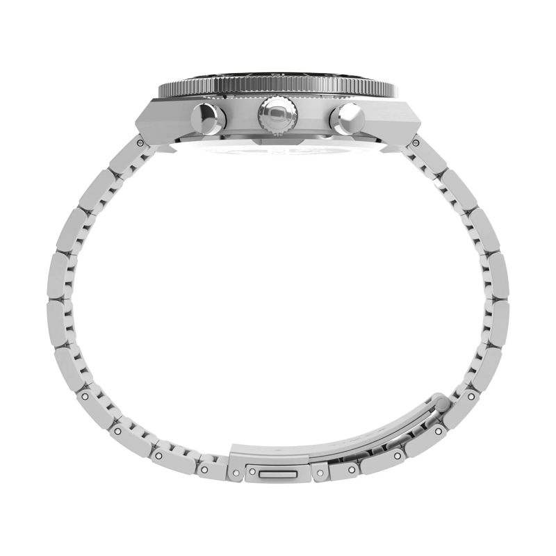 Timex Quarzuhr Quarz-Analoguhr Q Timex Continental Chronograph grau(Image 2)