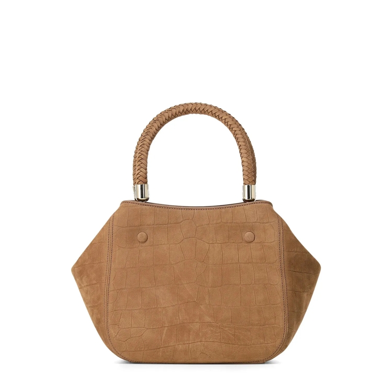 AIGNER Crossbodytas Handtasche Carré Soft Croco braun(Image 2)