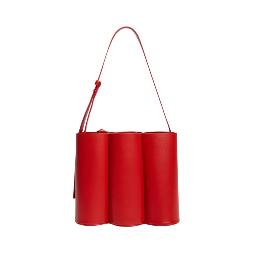 Colville Jelly Leather Shoulder Bag Red Borsa a tracolla