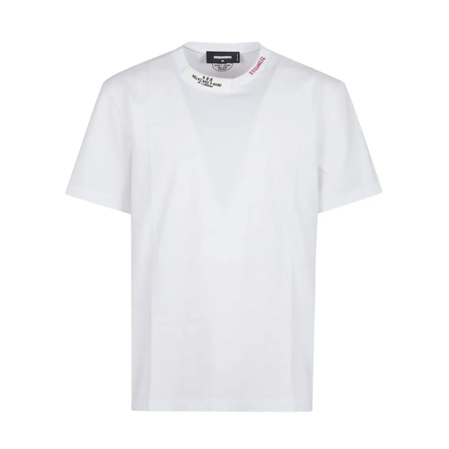 Dsquared2 T-Shirts Cotton Jersey T-Shirt White