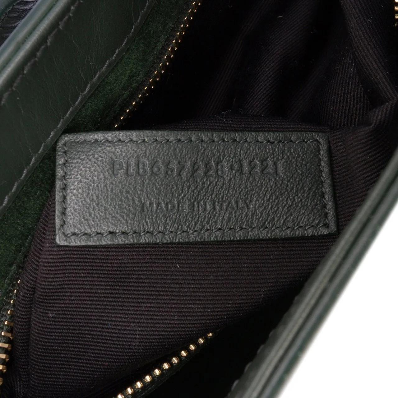 Thumbnail - Saint Laurent Hobo Bags - 2021 Leather Le 5 a 7 Shoulder Bag - Gr. unisize - in Grün - für Damen