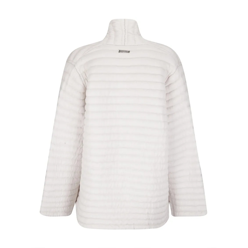 ARCHIVIO B  Padded Jacket With Shawl Collar White